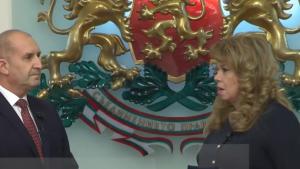 Президентът Илияна Йотова връчва първия проучвателен мандат за съставяне на правителство