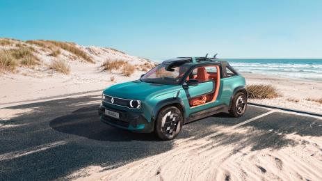 Renault 4 JP4x4 ни връща към класическите плажни бъгита, но с електрификация