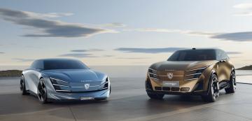 <p>Peugeot Concept 6 и Concept 8 бяха представени на изложението в Пекин</p>
