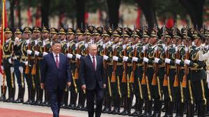 Президентът на Русия Владимир Путин и президентът на Китай Си