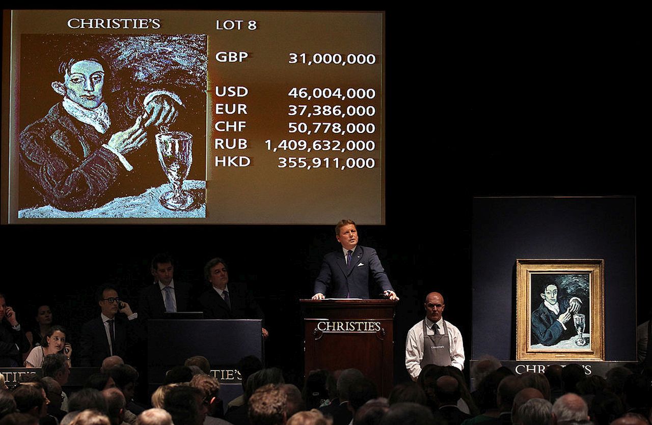 Christie's разпродаде шедьоври за $1,45 милиарда, Полък счупи рекорда си