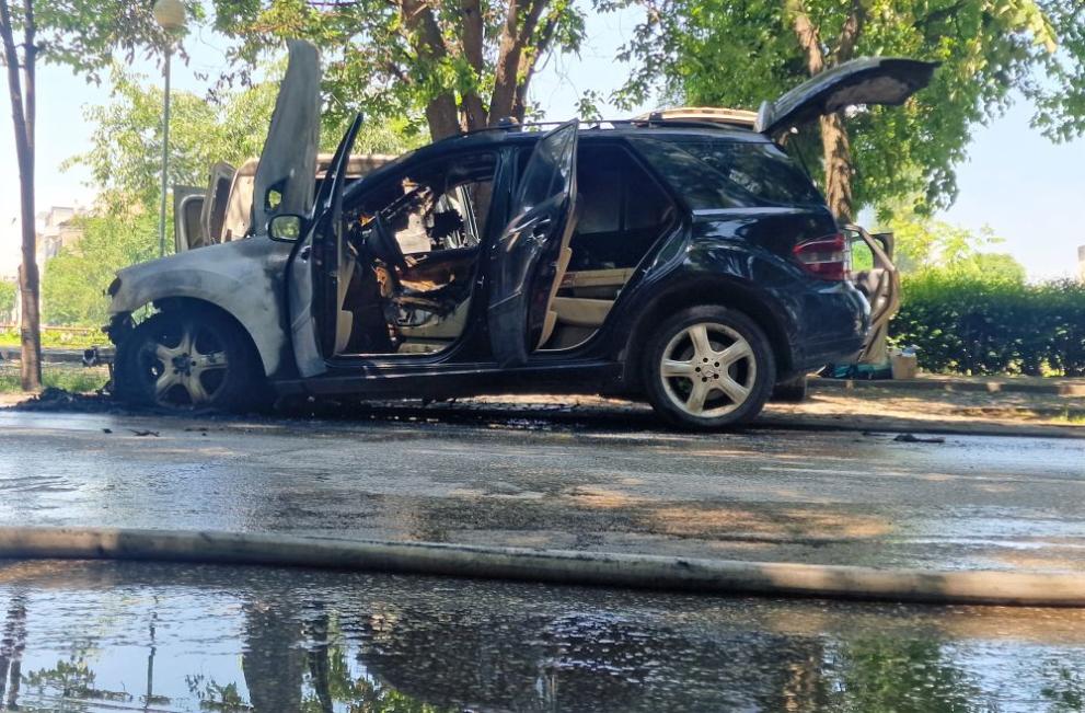 Пловдив запален автомобил