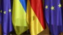 Знамената на ЕС Германия и Украйна