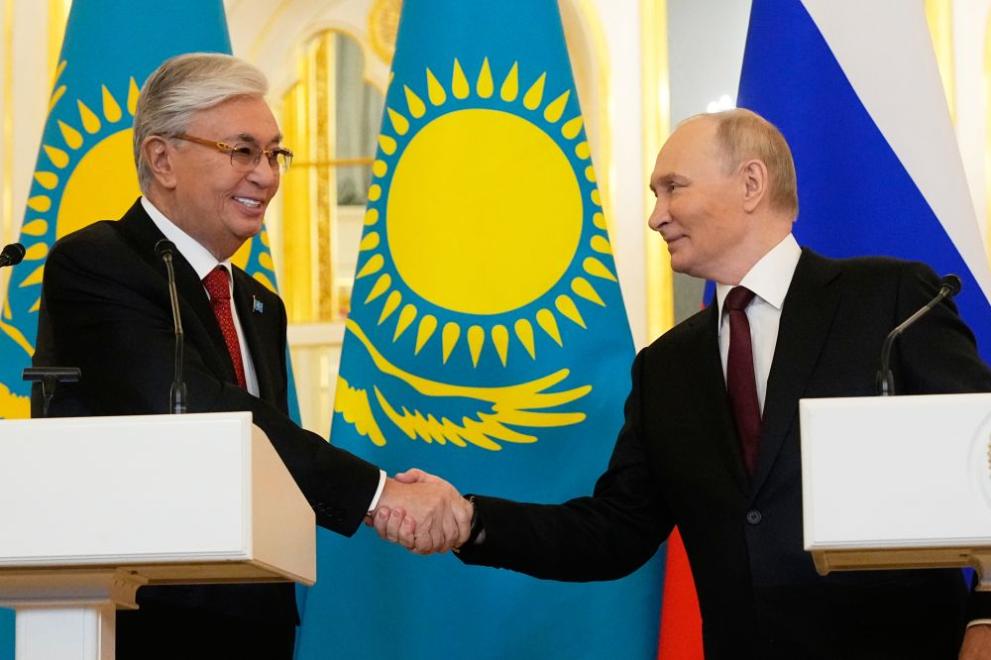 Касъм-Жомарт Токаев и Путин