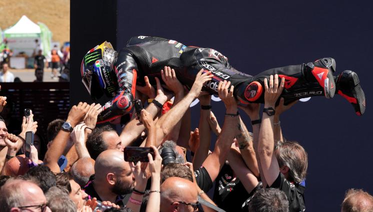 Марко Бедзеки - Италиански триумф в MotoGP