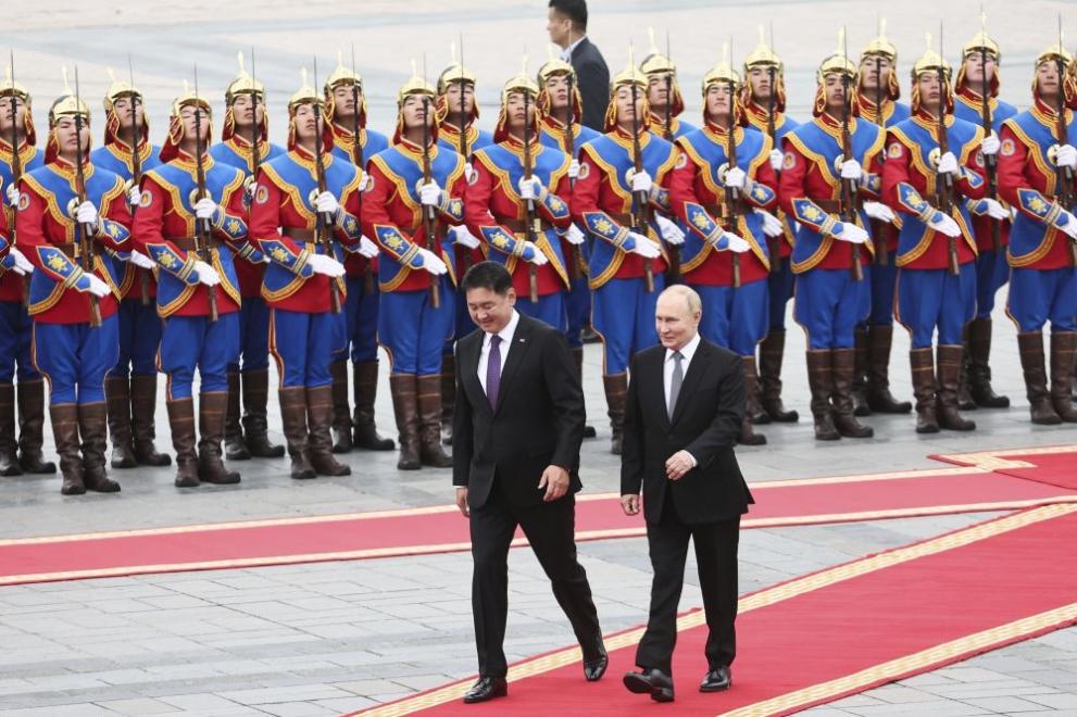 Ухнаагийн Хурелсух и Путин