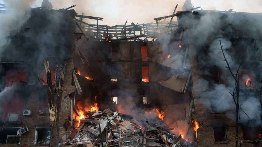 "Апокалиптични сцени" в Украйна: Масирана руска атака взе жертви