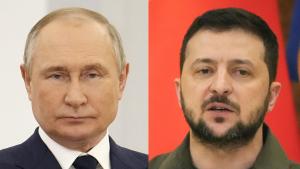 Путин и Володимир Зеленски