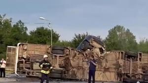 Тежка верижна катастрофа затвори за движение столичното Челопешко шосе след