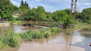 След втори пороен дъжд в село Войводино днес кметът на