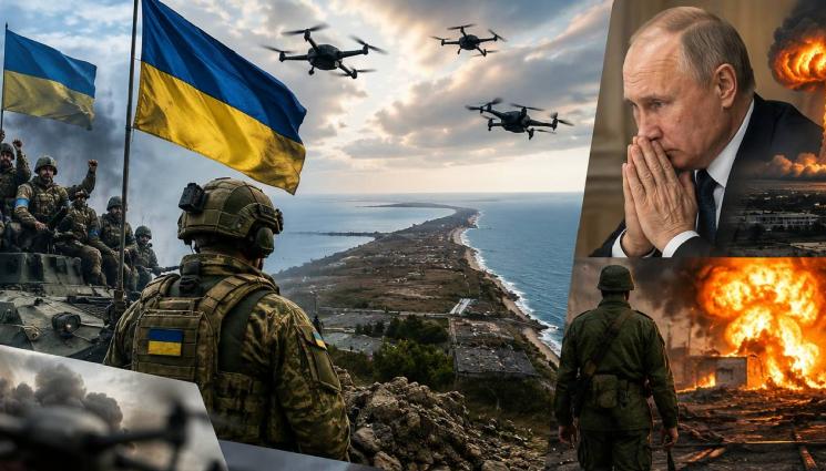 путин русия украйна война - Руските сили панически бягат от ключов полуостров!