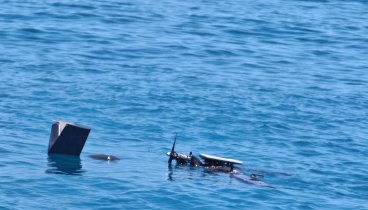 к - НАХОДКА: Откриха дрон в морето край Бургас! Военни го взривиха на място