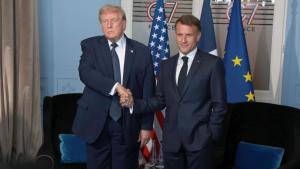 Доналд Тръмп и Еманюел Макрон