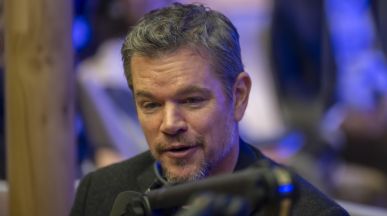 Matt Damon пристигна в Троянски кон в шоуто на Jimmy Kimmel