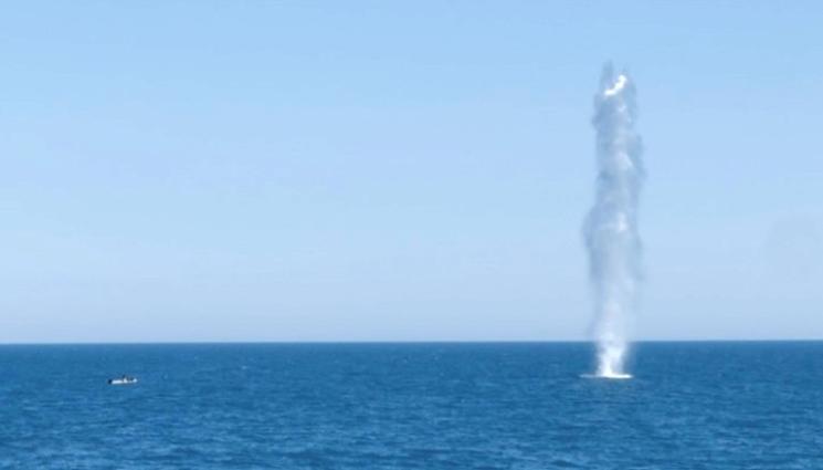 дрон - ВМС взриви дрон край Кранево