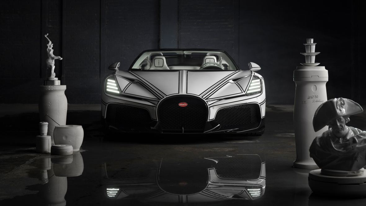 Bugatti W16 Mistral Blanc eternel