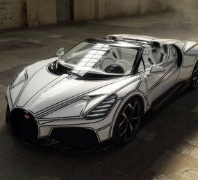 Bugatti W16 Mistral Blanc eternel