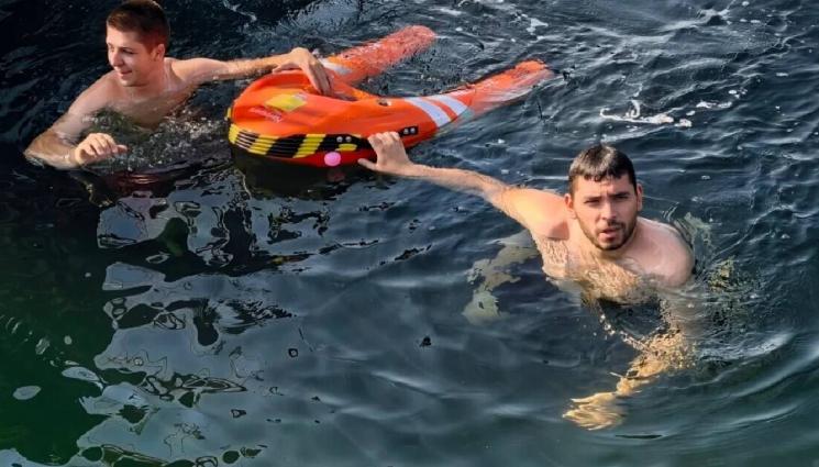буй - Буй с дистанционно спасява на морето!