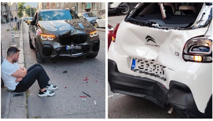s - Пиян, неадекватен и зад волана! BMW едва не донесе нова трагедия на „Гурко“ и „Шишман“