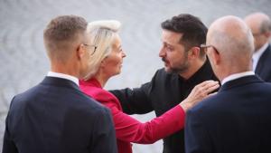 Урсула фон дер Лайен и Зеленски
