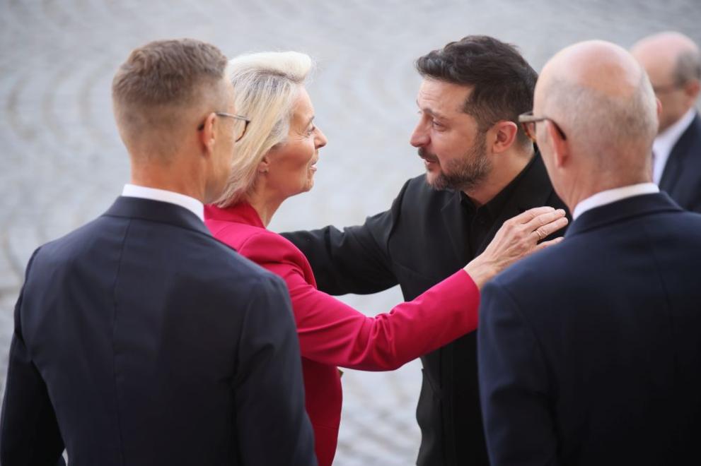 Урсула фон дер Лайен и Зеленски