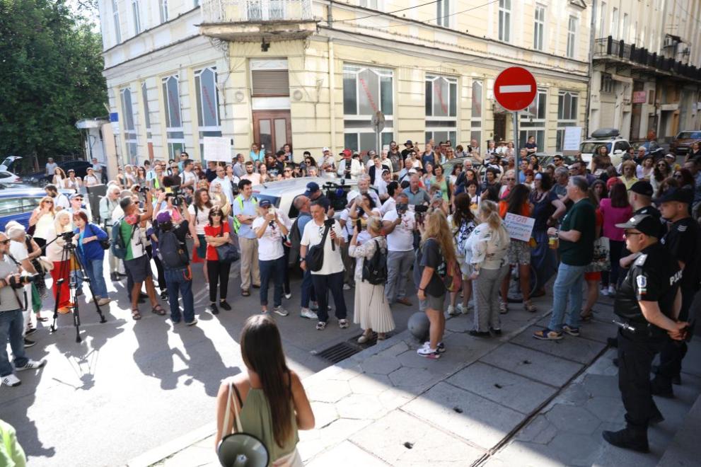  Протест против приемането на подробния организационен проект на Борисовата градина в София 