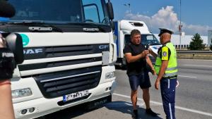проверки камиони пътна полиция