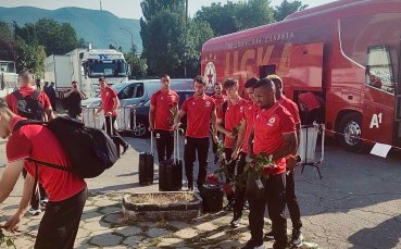 Страхотен жест от играчите на ЦСКА преди дербито със Славия