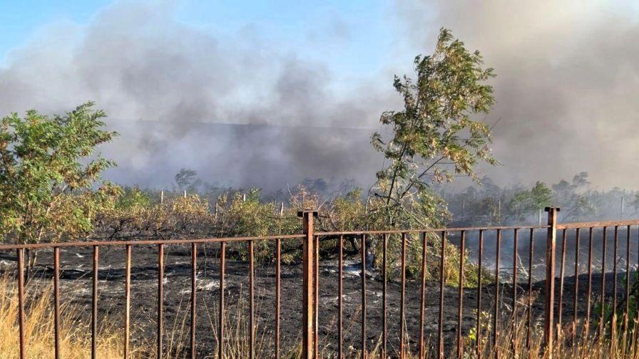 Няма замърсяване на въздуха след големия пожар край Асеновград