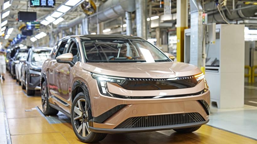 Skoda Peaq поточна линия