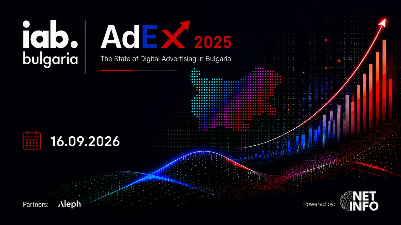 IAB България представя AdEx 2025 – водещото проучване за дигиталния рекламен пазар у нас
