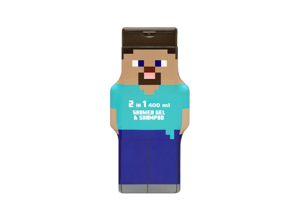 AIR-VAL MINECRAFT Душ гел и шампоан, 400мл.