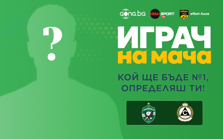 Гласувай за Играч на мача Лудогорец – Славия