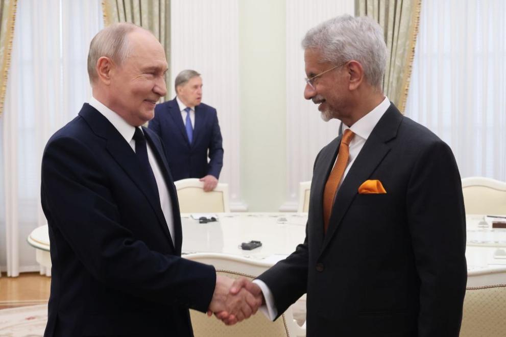 Владимир Путин и индийският външен министър Субрахманям Джайшанкар