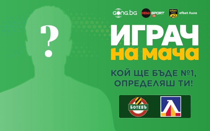Избери Играч на мача Ботев Пд - Левски