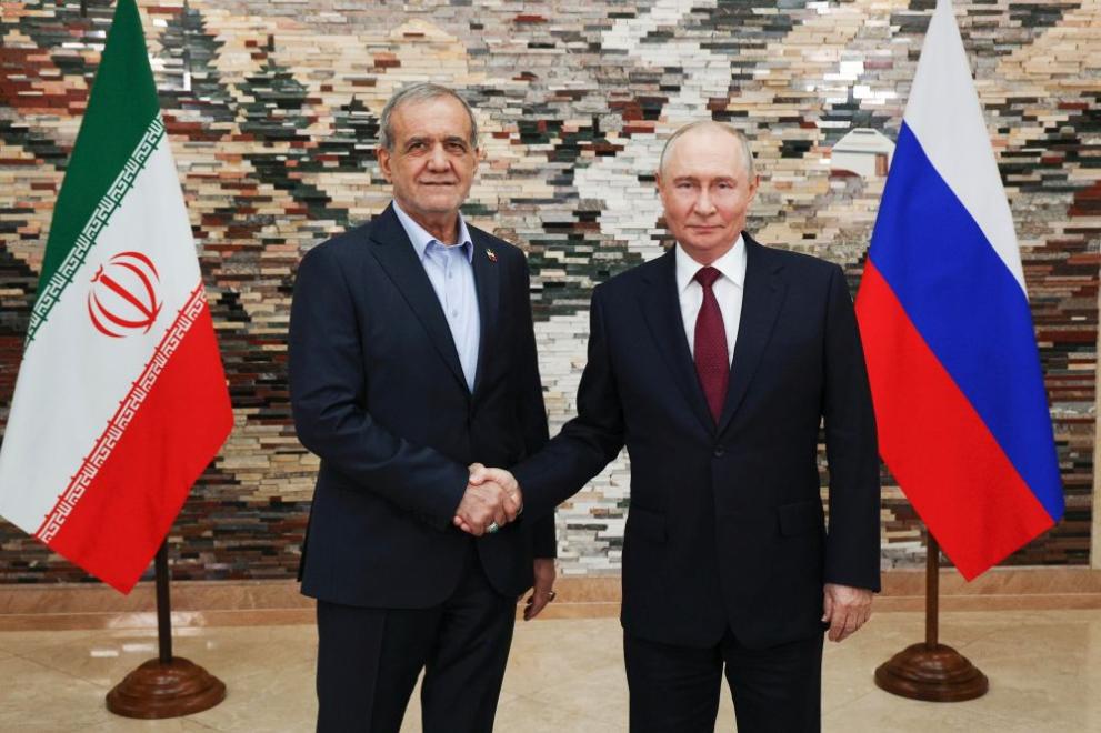Владимир Путин и иранският президент Масуд Пезешкиан
