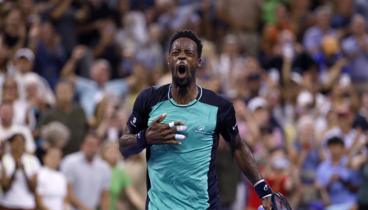 Гаел Монфис - Гледайте шоуто от US Open