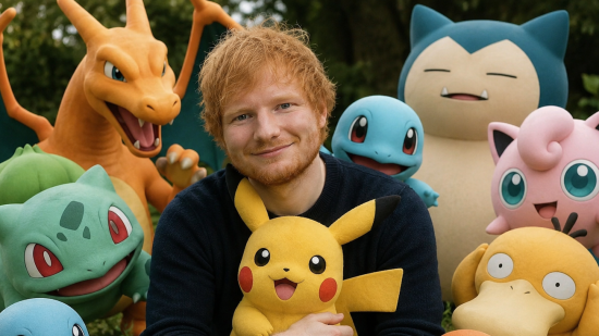 Ed Sheeran изпълни на живо песента от „Pokémon“