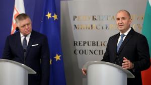 Румен Радев и Роберт Фицо