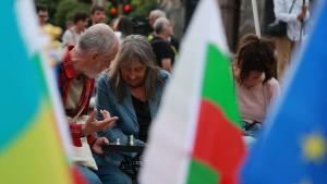 Пред сградата на Народното събрание се провежда протест срещу правителството