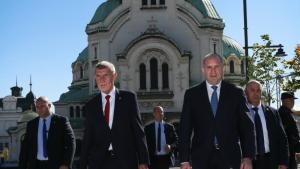 Радев посрещна премиера на Чехия Андрей Бабиш