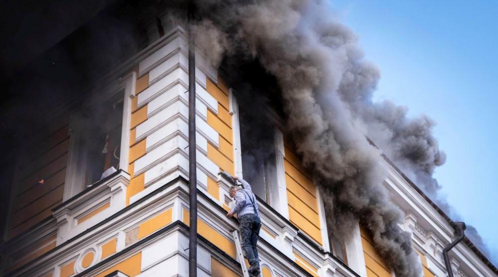 Руски дрон удари сградата на украинската Национална академия на науките в Киев