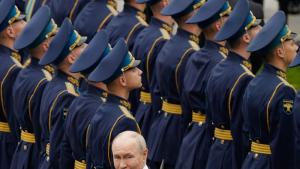 Руският президент Владимир Путин по време на церемония по полагане