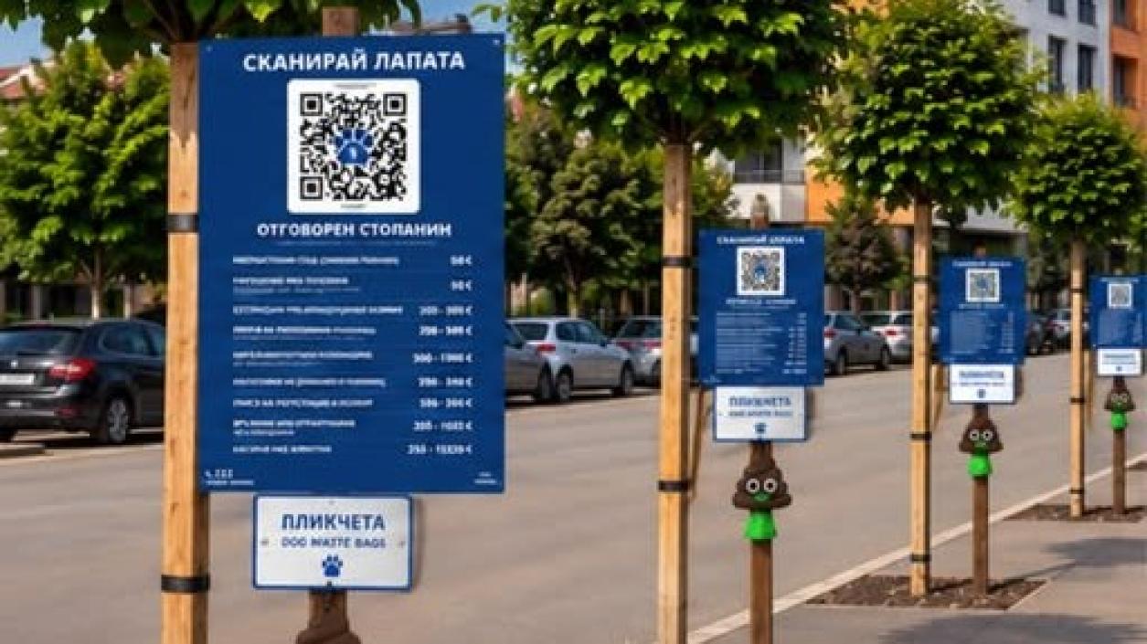 Столичната улица „Асен Йорданов“ става първата  „Улица на Сканирай лапата“