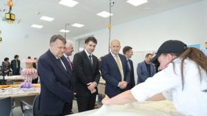 Премиерът Радев при откриването на сградата на Националния STEM център