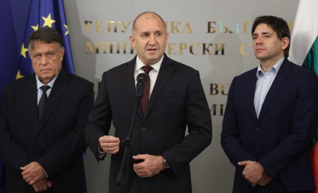 Радев след КСНС: Моята работа не е да репликирам Зеленски, а да установявам истината