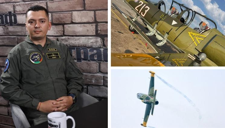 интервю - Военният пилот от Долна Митрополия Радостин Павлов пред Телеграфно подкастът: Има риск до 2030 г. да  приземим учебните самолети