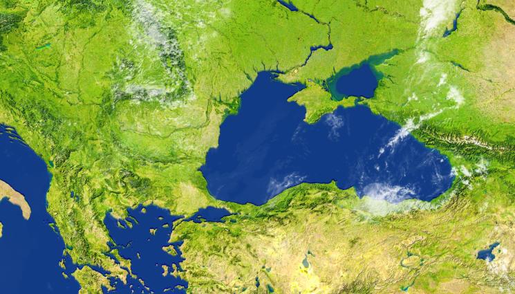 карта черно море