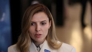 министърът на външните работи Велислава Петрова