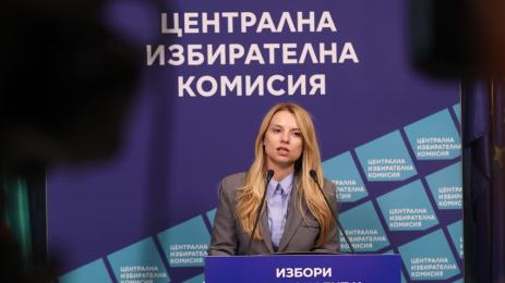говорителят на ЦИК Стоянка Балова Цветкова